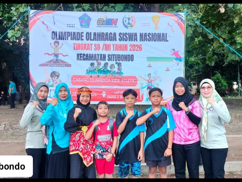 Peserta Pencak Silat Siswa SD Negeri 4 Patokan Mengikuti Olimpiade Olahraga Siswa Nasional ( O2SN )Tingkat SD